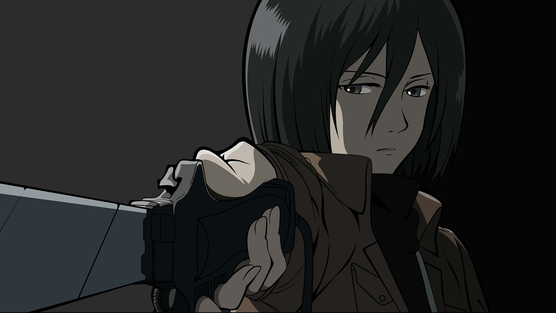"Courage and grace personified – Mikasa Ackerman PFP" Wallpaper