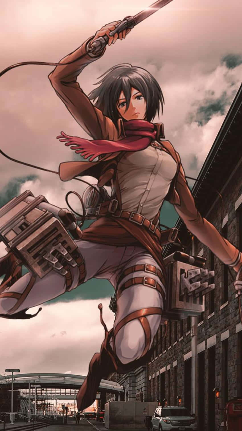 Mikasa Pfp Kick Wallpaper
