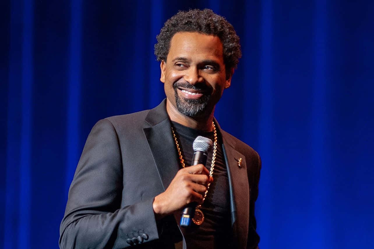 Skuespiller Og Komiker Mike Epps Bakgrunnsbildet