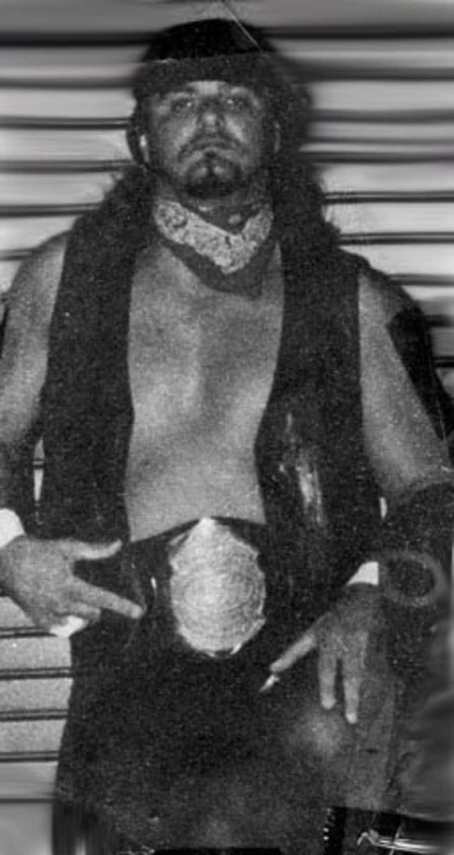 Mike Miller With Wrestling Champion Belt Wallpaper