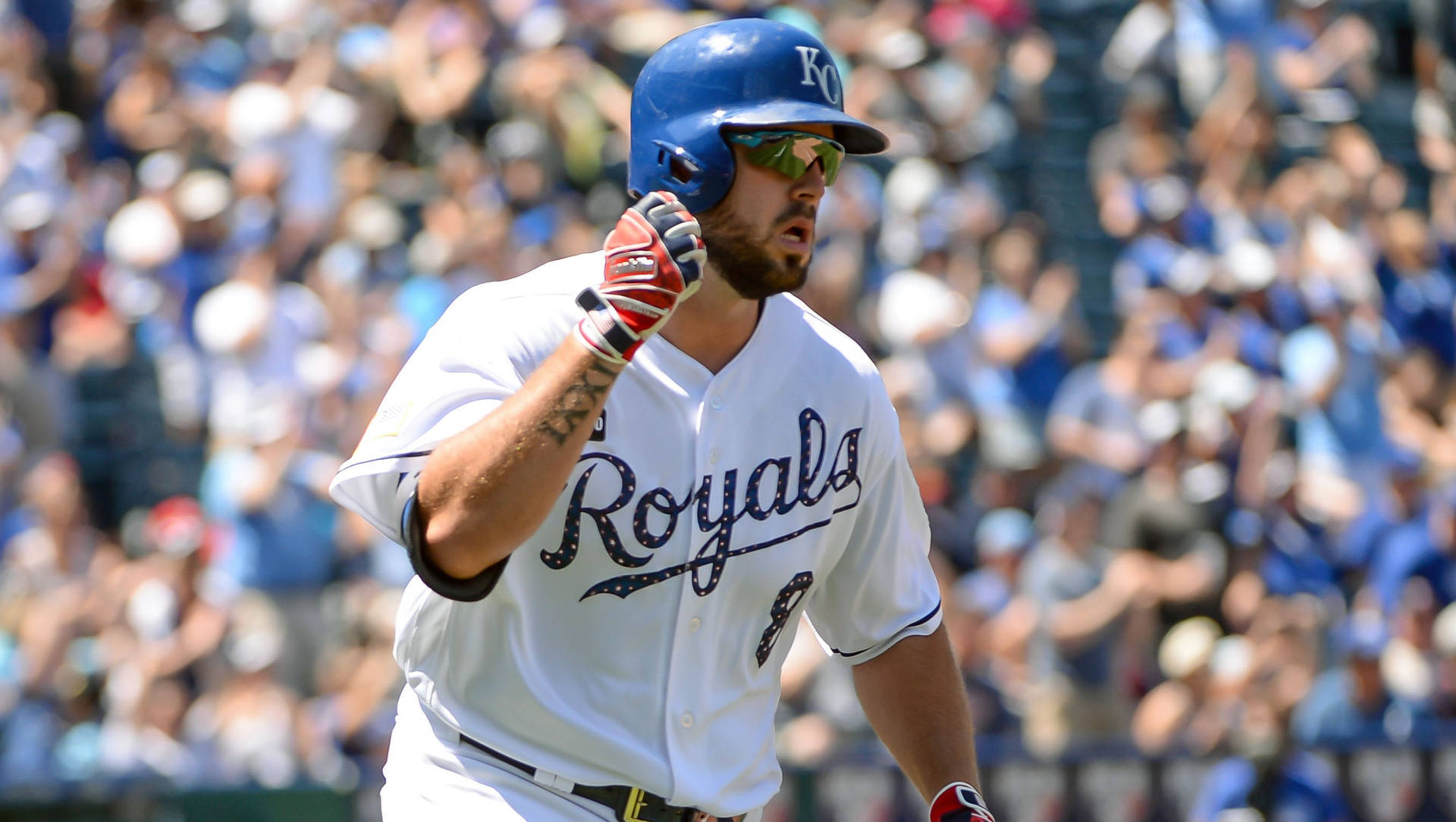 Mike Moustakas With Shades Wallpaper
