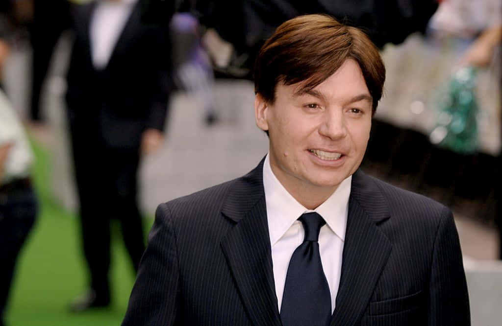 Mike Myers Doing What He Does Best Wallpaper