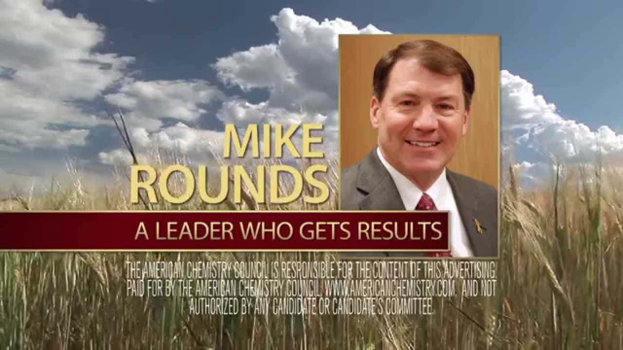 Mike Rounds Political Advertisement Wallpaper
