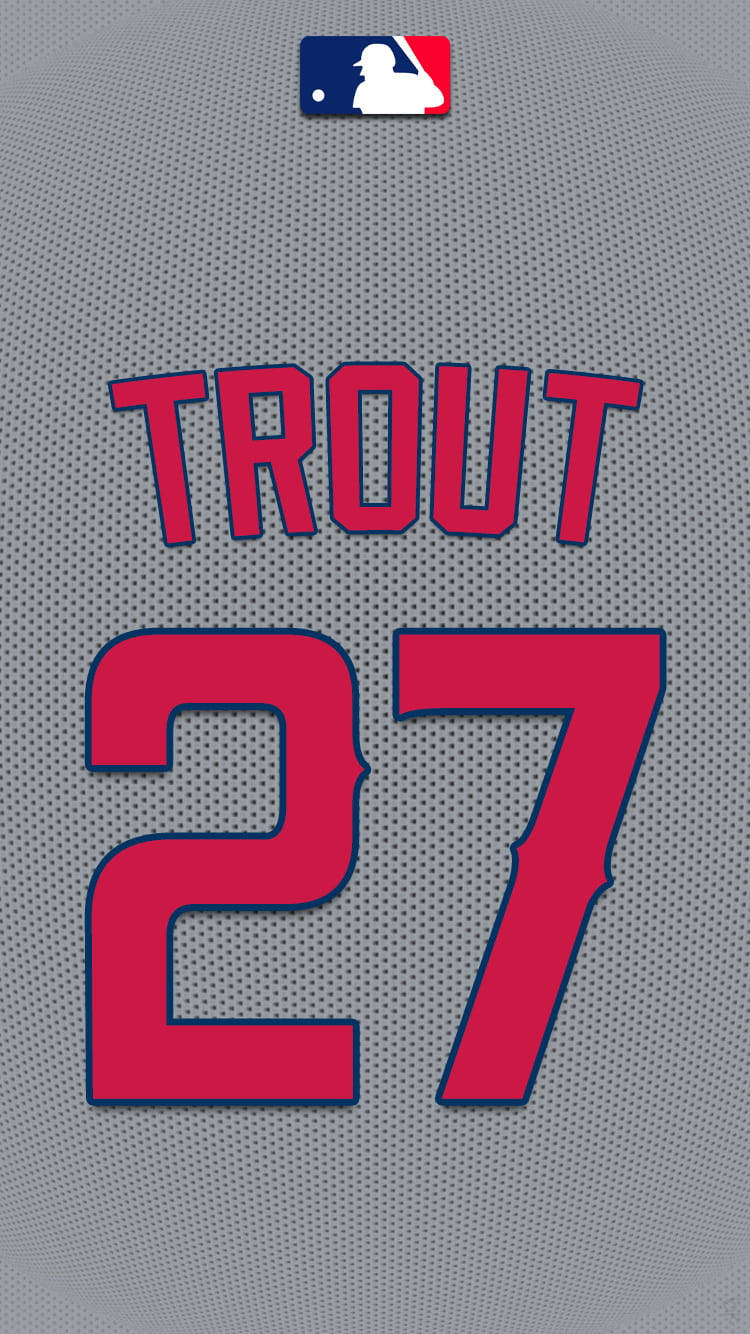 Mike Trout Gray Jersey