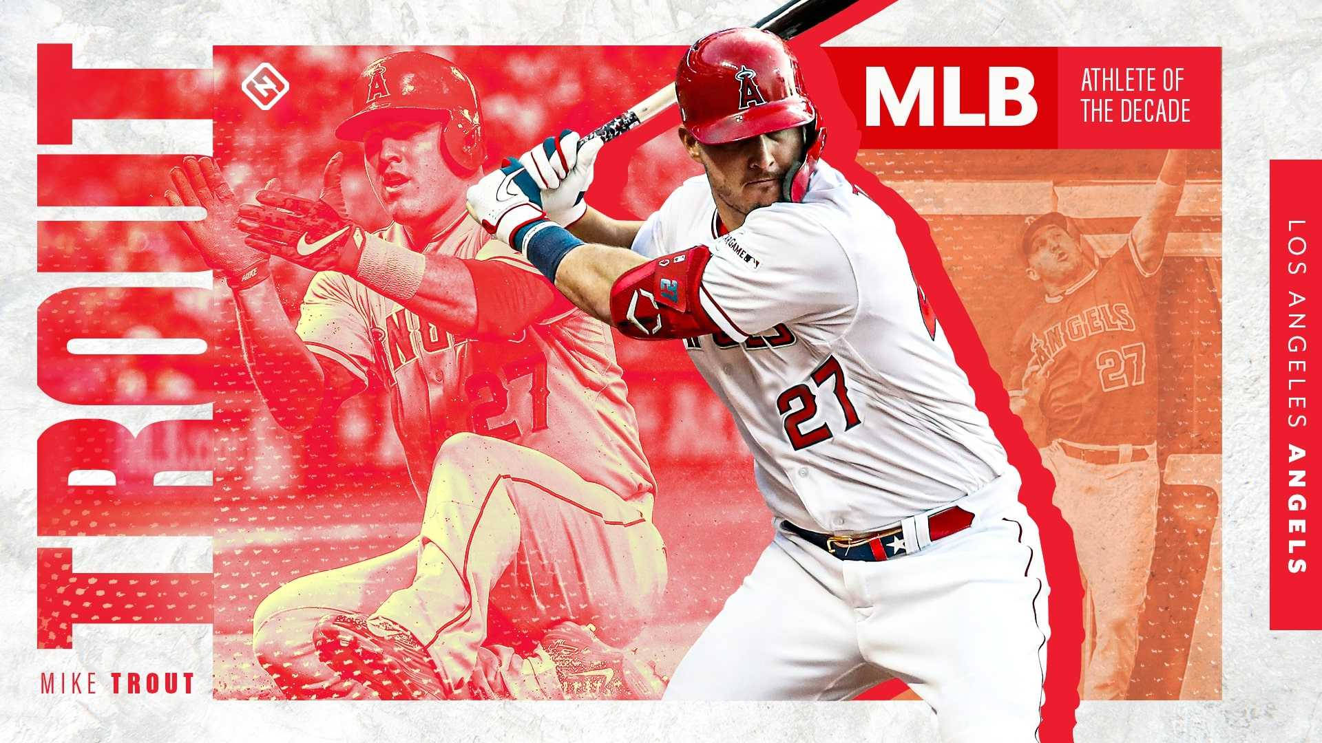 Mike Trout Mlb Atlet Wallpaper