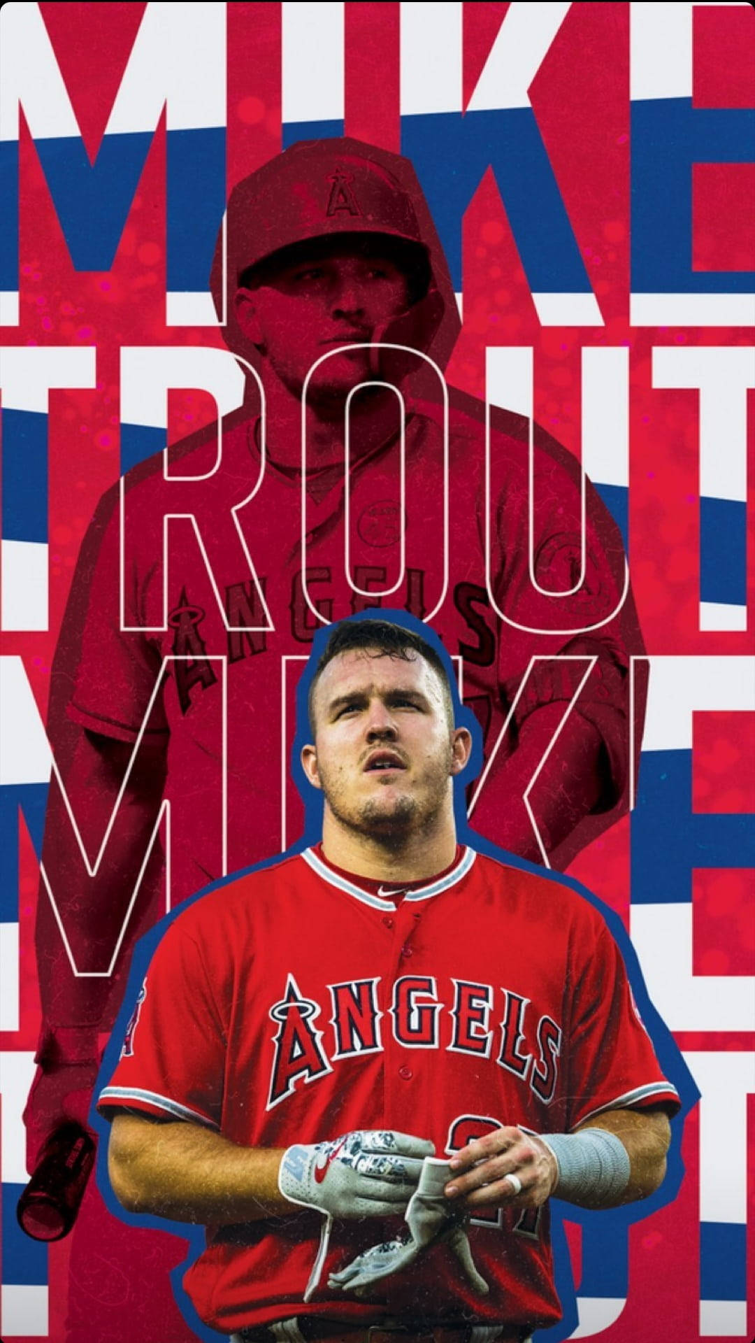 Mike Trout Number 27 Wallpaper