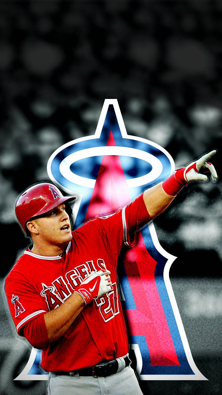 Mike Trout Of Los Angeles Angels