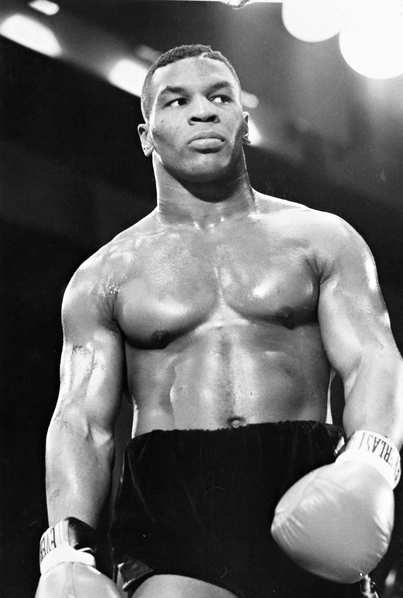 A determined Mike Tyson, ready to fight