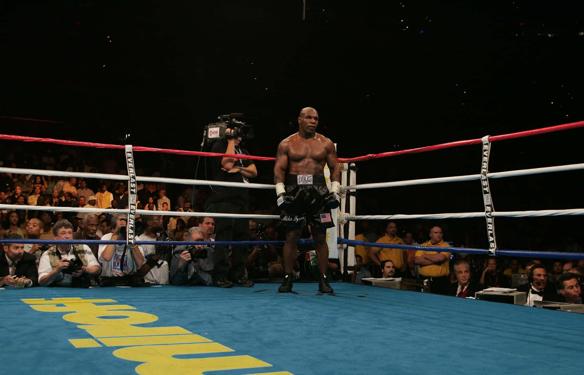 Iron Mike Tyson at his prime in boxing ring
