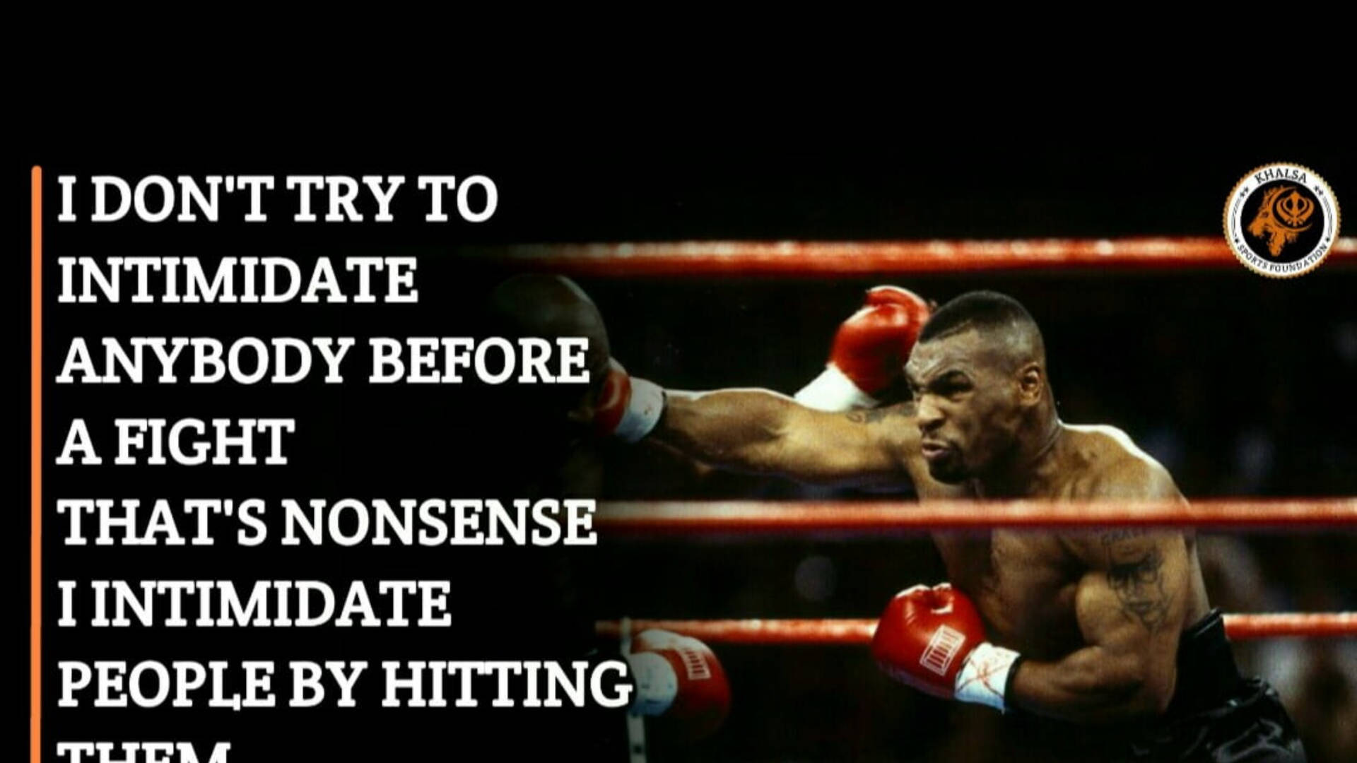 Mike Tyson 4K Boxing Quote Wallpaper
