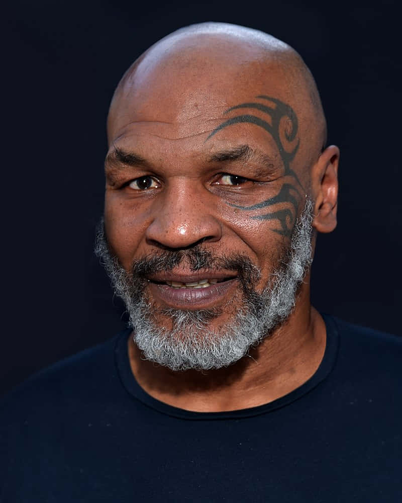 Legendary Boxer Mike Tyson in Action