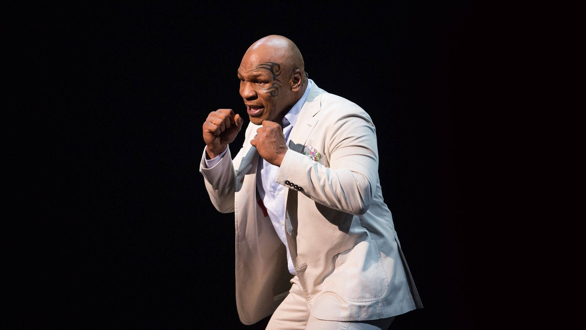 Mike Tyson Punching Pose