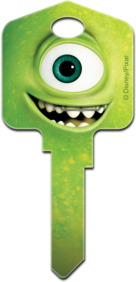 Mike Wazowski Key Design PNG