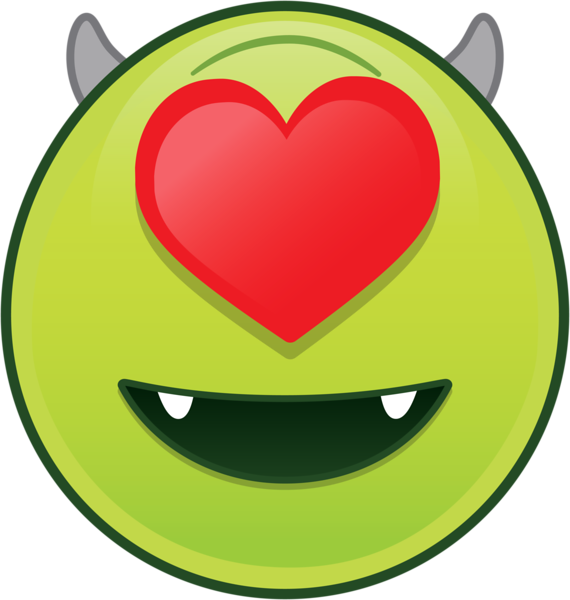 Mike Wazowski Love Emoji PNG