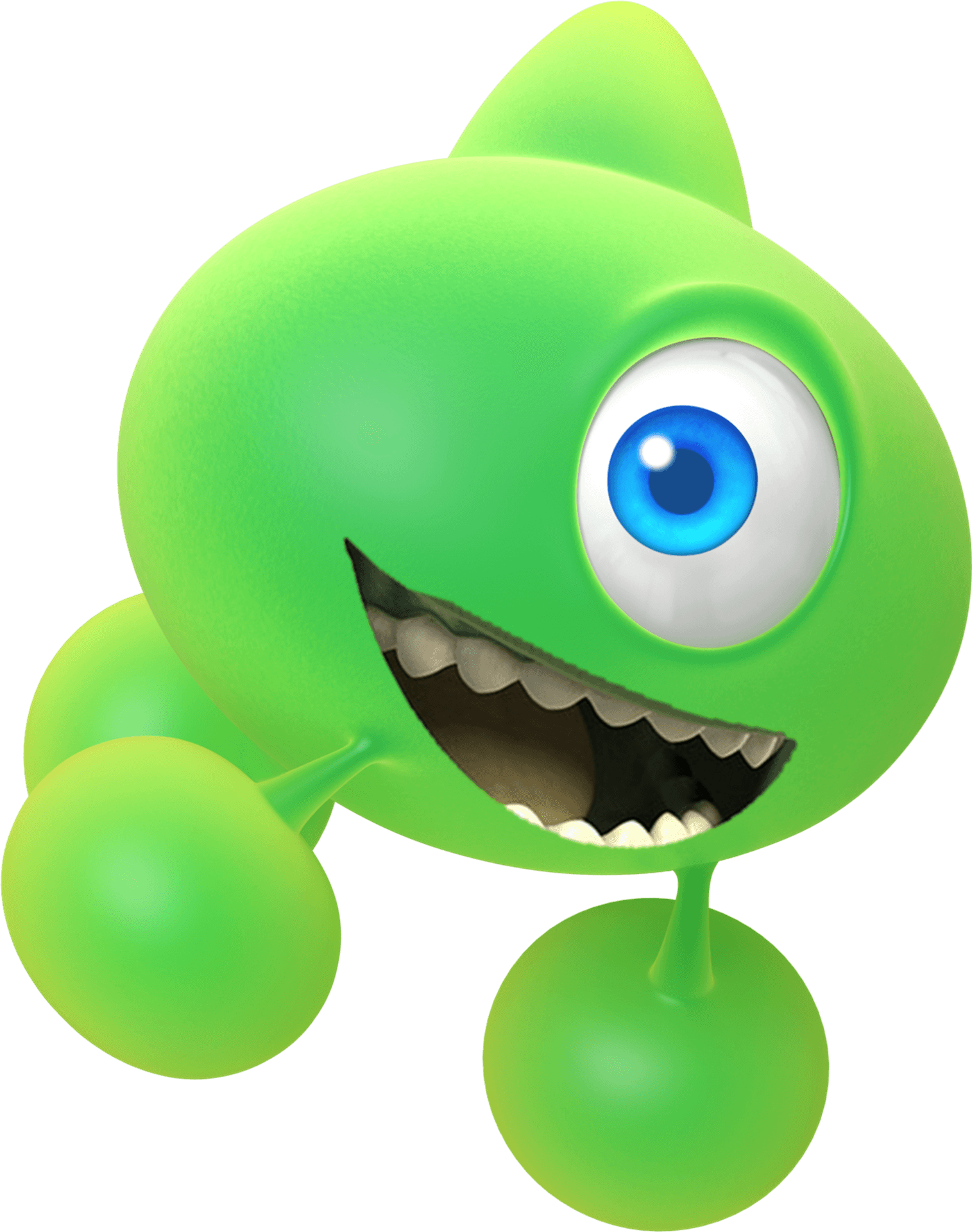 Mike Wazowski Smiling Character Image PNG