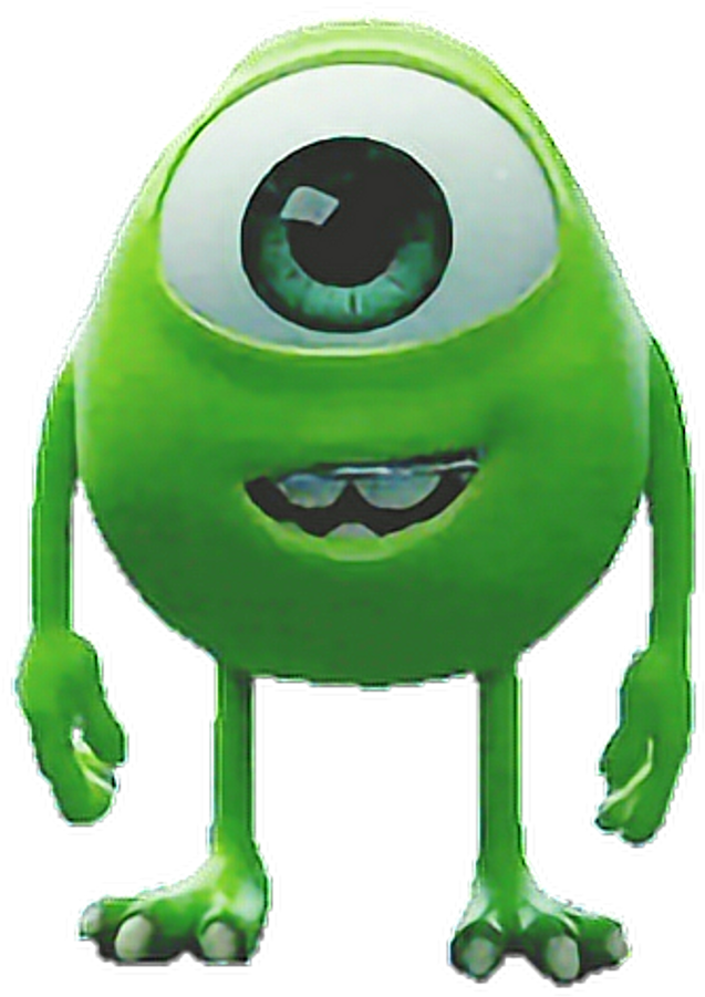 Download Mike Wazowski Standing Pose | Wallpapers.com