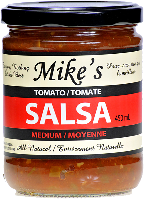 Mikes Medium Tomato Salsa Jar450ml PNG