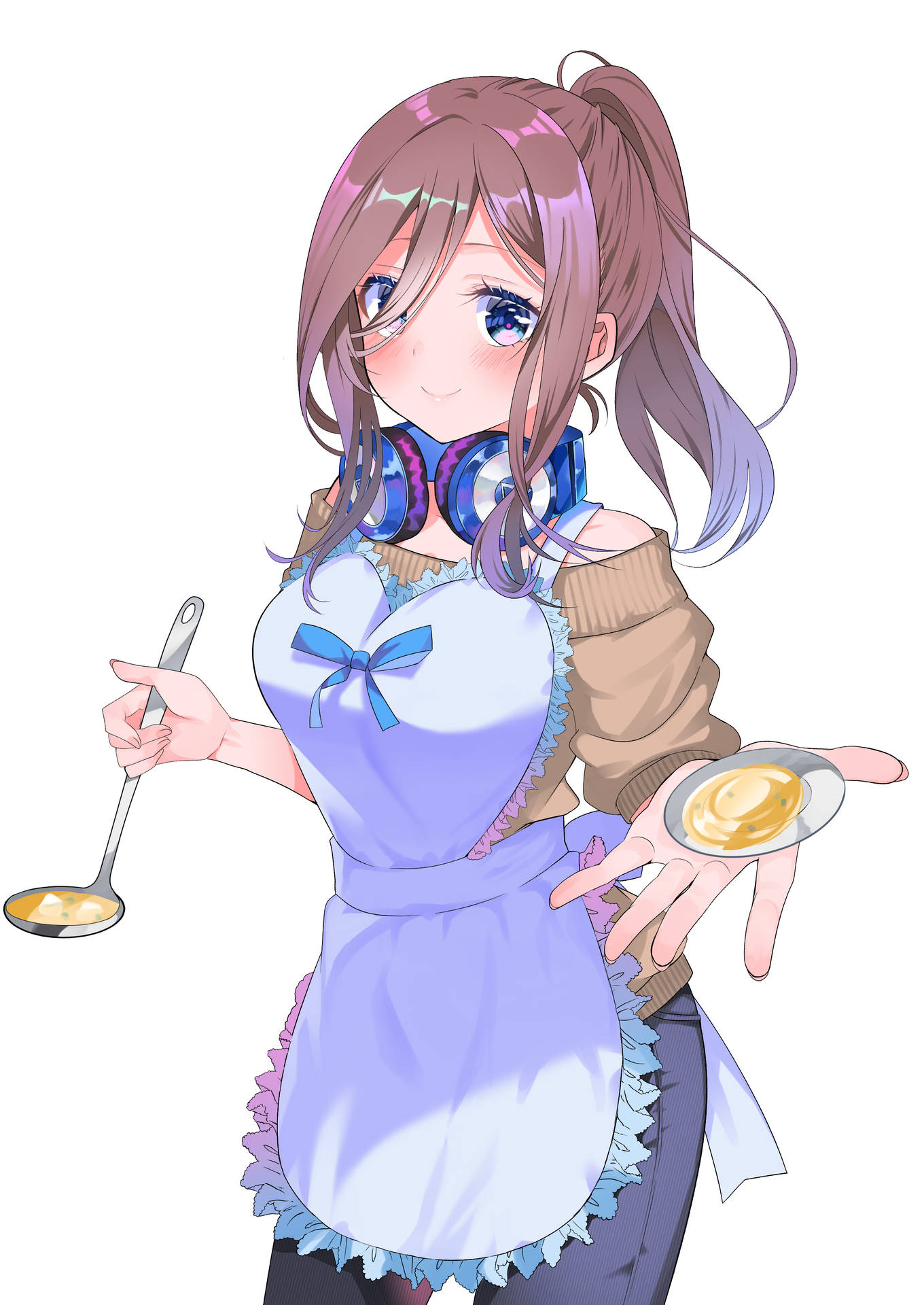 Miku Nakano Cooking Soup