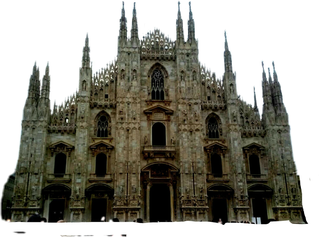 Milan Cathedral Duomo Di Milano Facade PNG