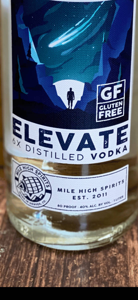 Milehigh Spirits Elevate Vodka Destilada Fondo de pantalla