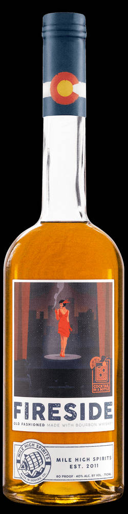Mile High Spirits Fireside Old Fashioned Wallpaper