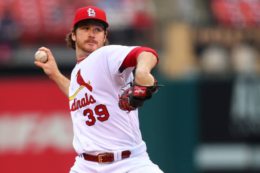 Miles Mikolas In Action During A Game Wallpaper