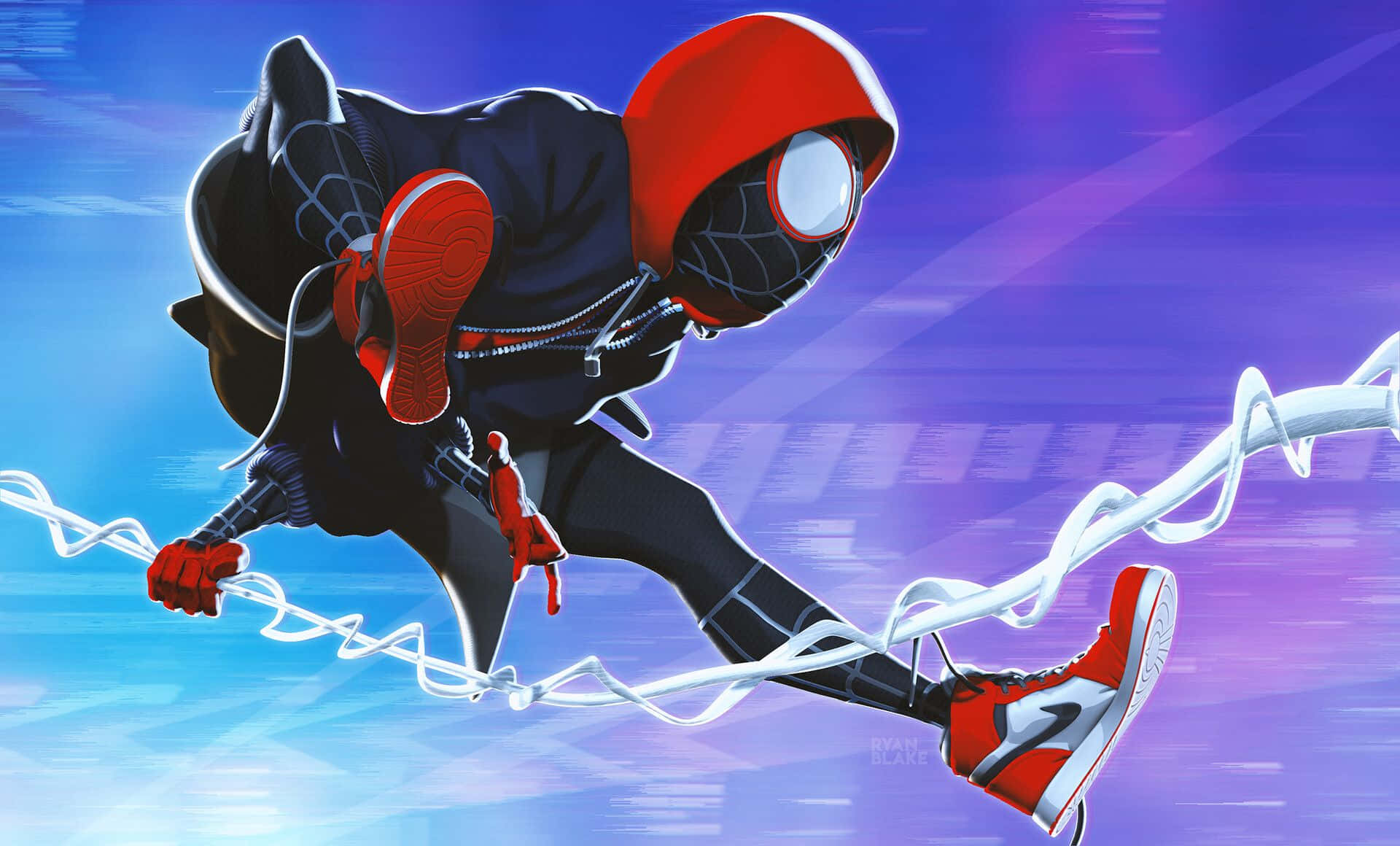 Step into the shoes of Miles Morales, an urban teen with spider powers.