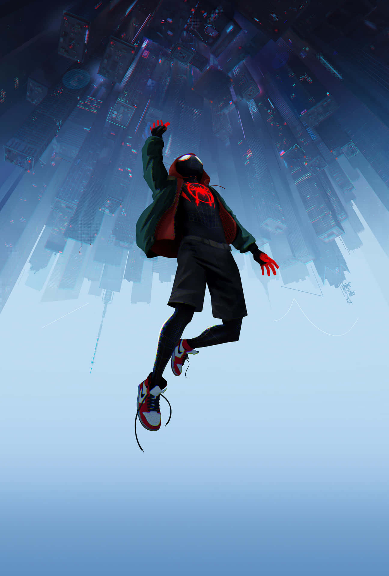 Make a statement with the sleek and stylish Miles Morales iPhone. Wallpaper