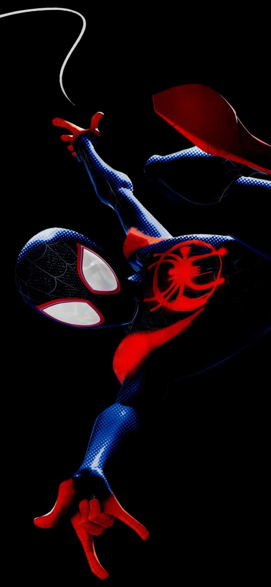 "Be in control with Miles Morales iPhone" Wallpaper