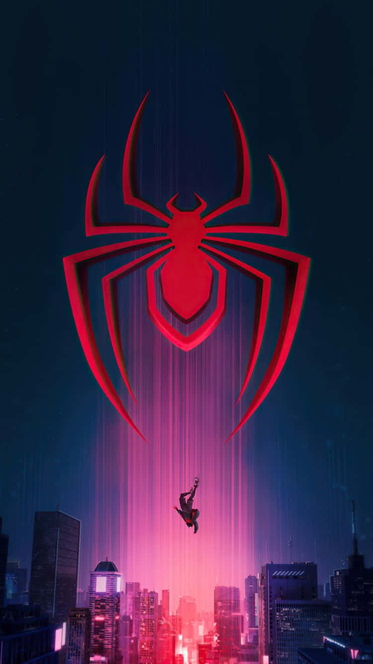 Marvel Spider Man Miles Morales Iphone Digital Artwork Background