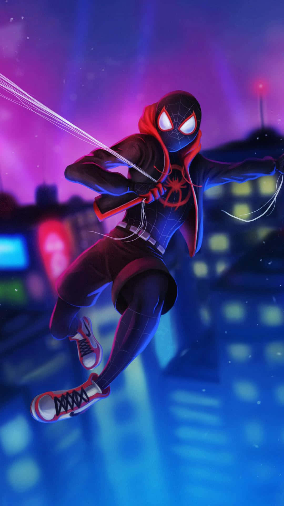 Miles Morales Outdoors Aesthetic Wallpapers - Marvel Wallpapers
