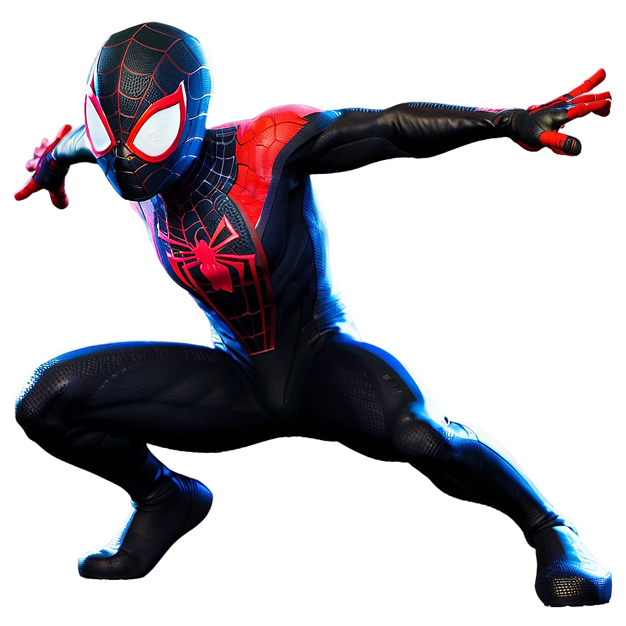 Download Miles Morales Signature Pose Png 05032024 | Wallpapers.com