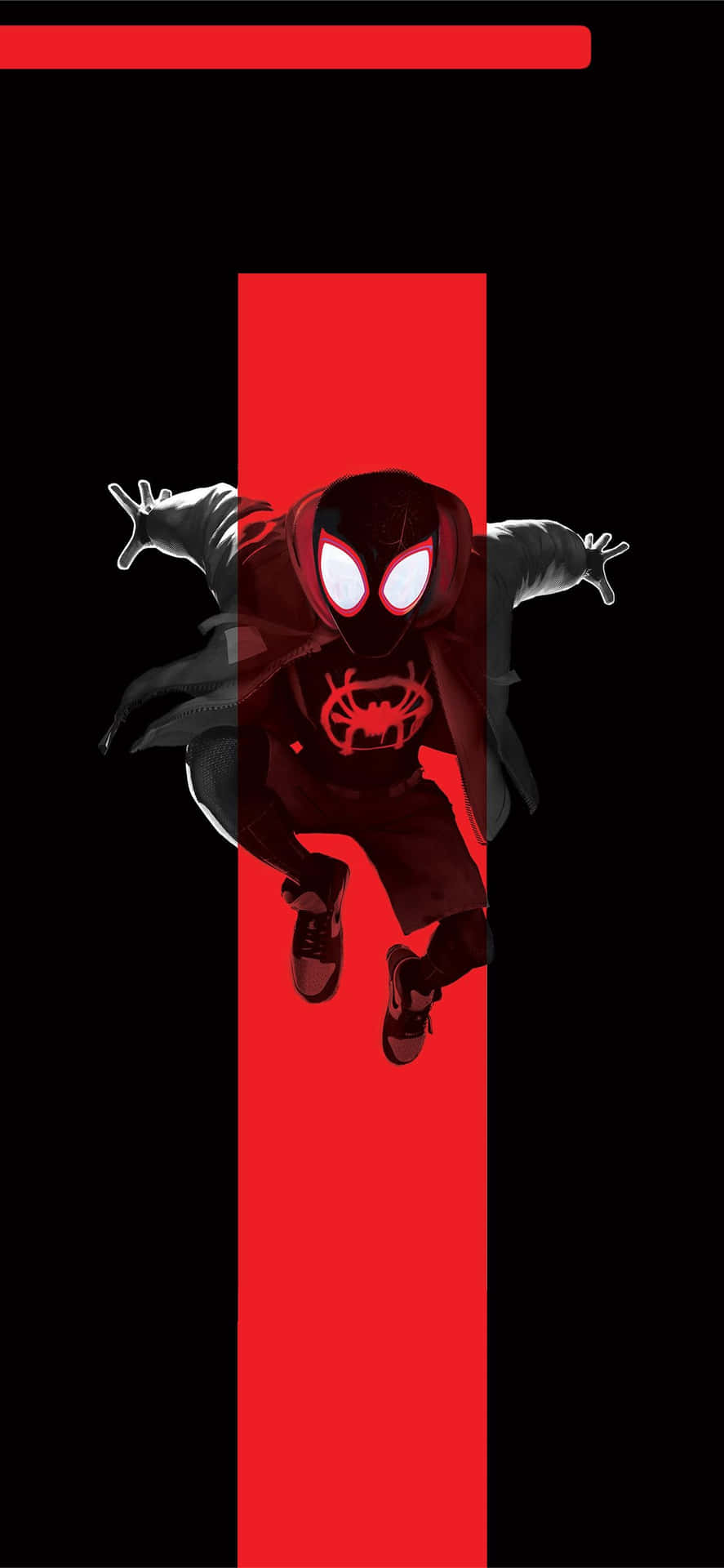 Miles Morales Spider Verse Jump Wallpaper