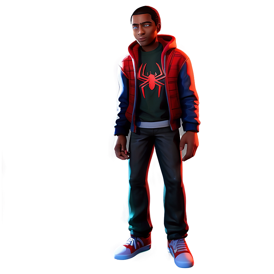 Miles Morales Urban Style Png 05032024 PNG