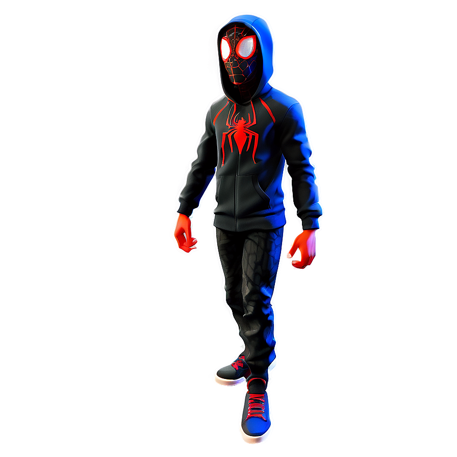 Download Miles Morales Urban Style Png Iph | Wallpapers.com