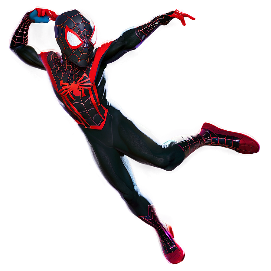 Download Miles Morales Web Slinging Png 05032024 | Wallpapers.com