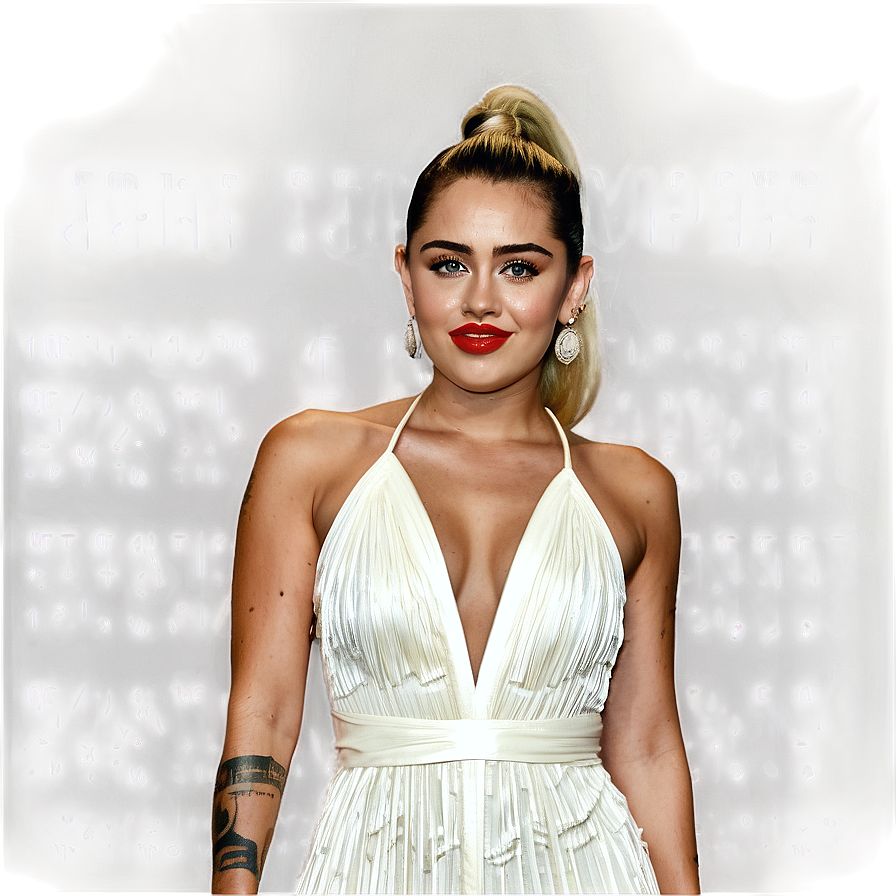 Miley Cyrus At Event Png Fjn PNG