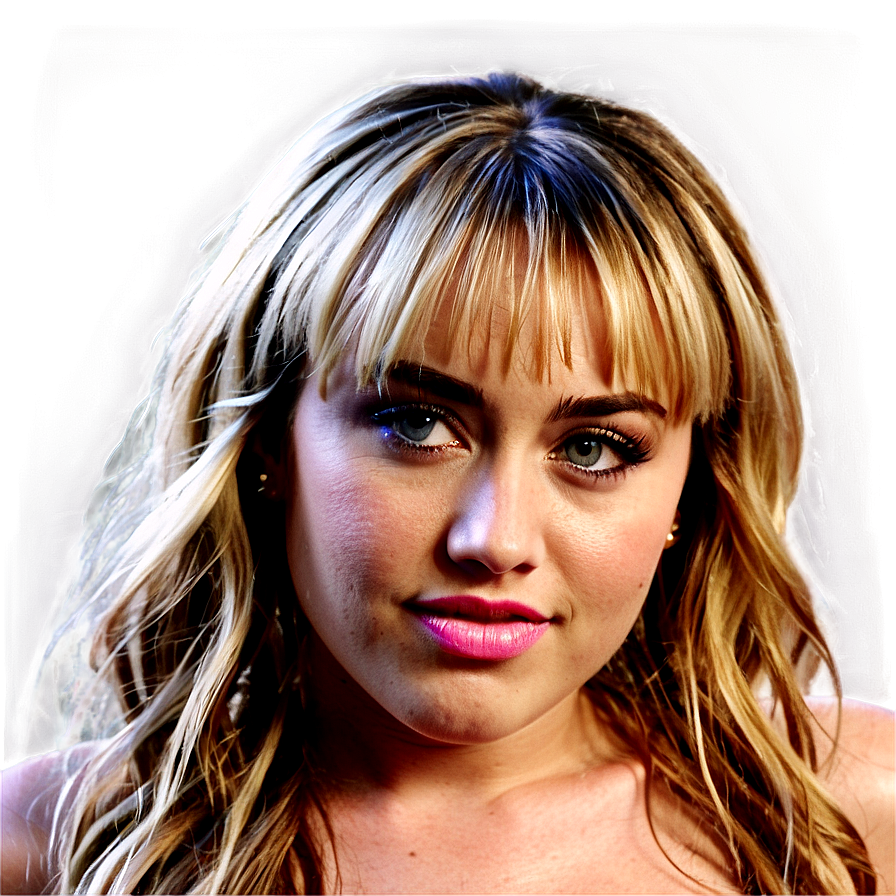 Miley Cyrus Close-up Png Ahl PNG