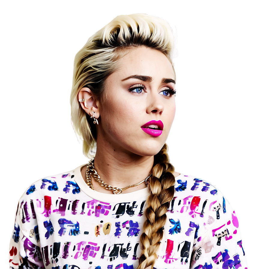 Download Miley Cyrus Fan Art Png 06252024 | Wallpapers.com