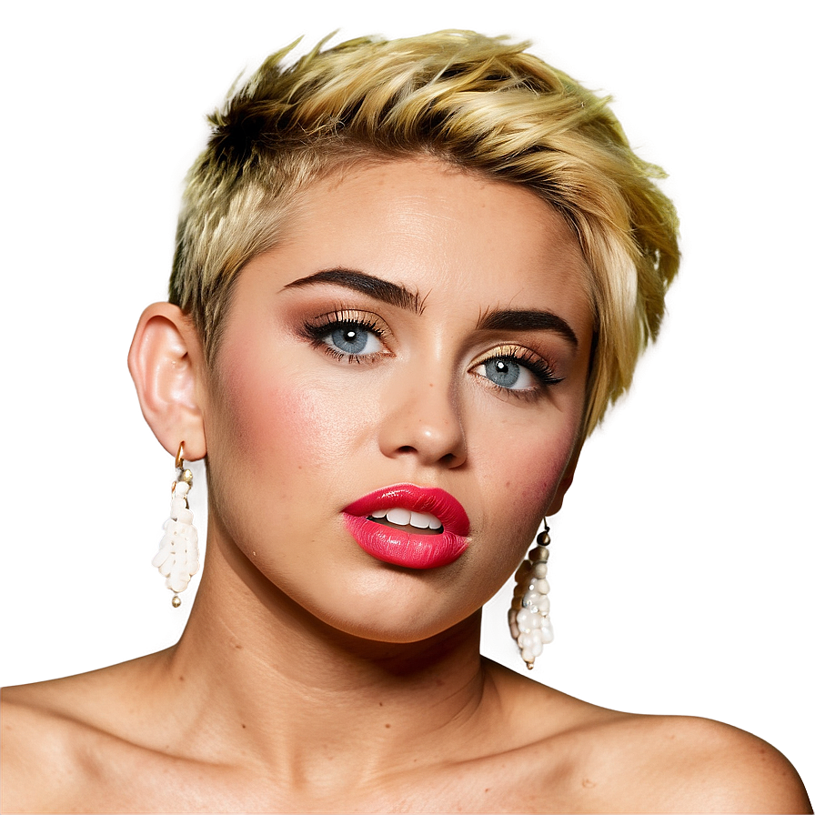 Miley Cyrus Makeup Look Png Hxu PNG