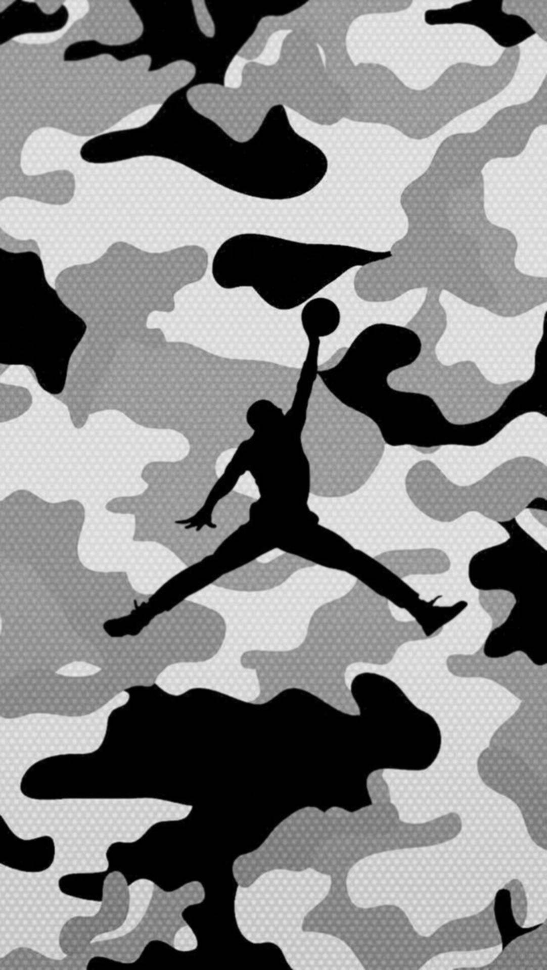Military Air Jordan Logo Wallpaper