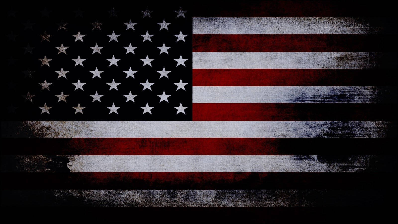 Fadet militær amerikansk flag. Wallpaper