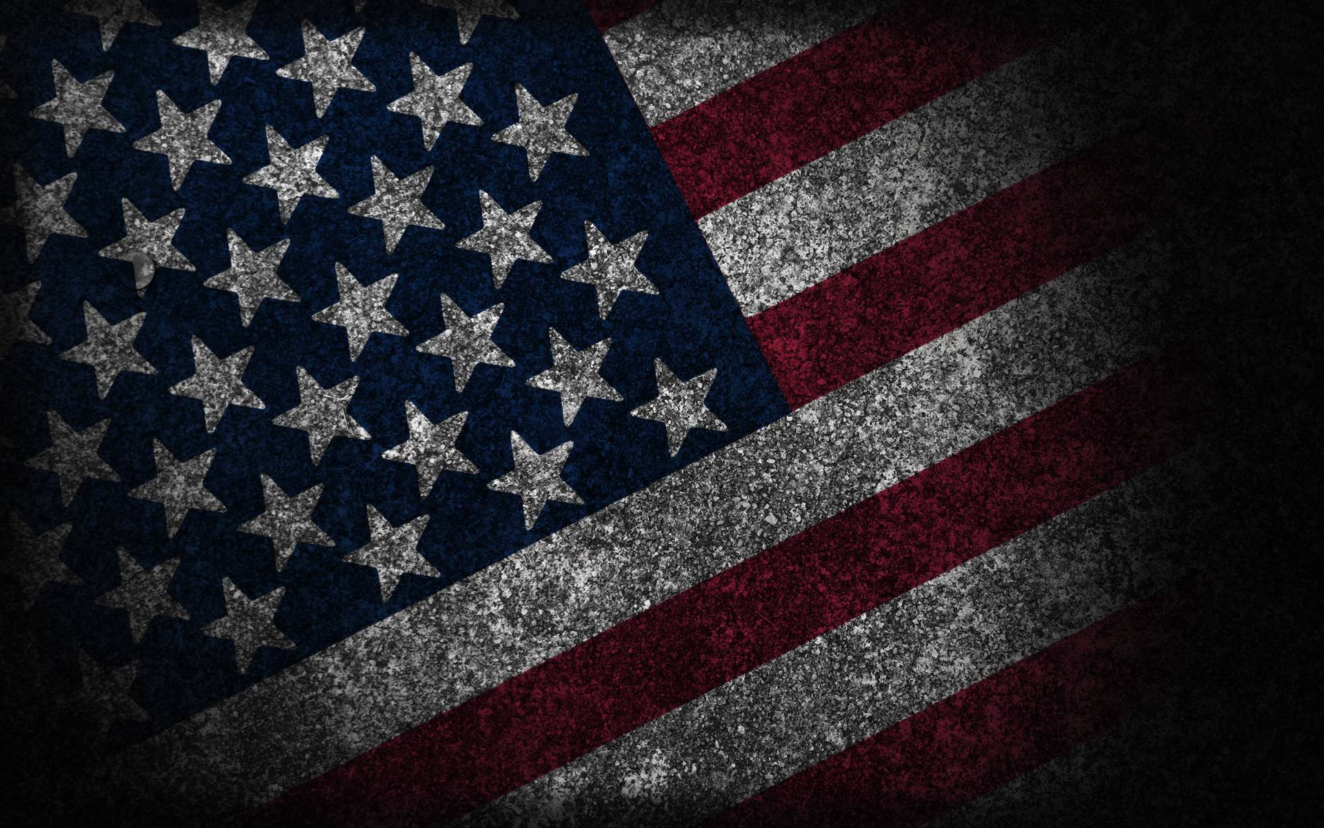 Military American Flag Close Up Wallpaper