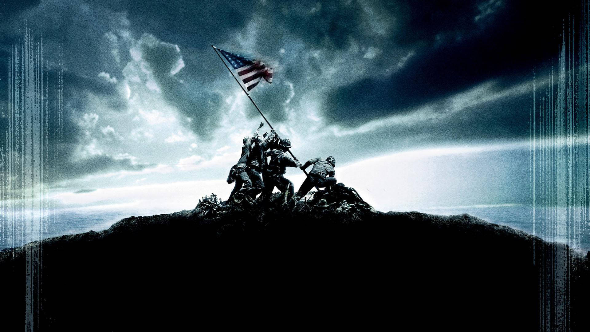Ære og stolthed - Et amerikansk militærflag tapet Wallpaper