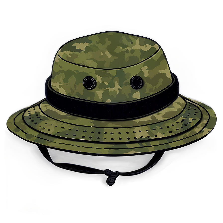 Military Boonie Hat Png 06132024 PNG