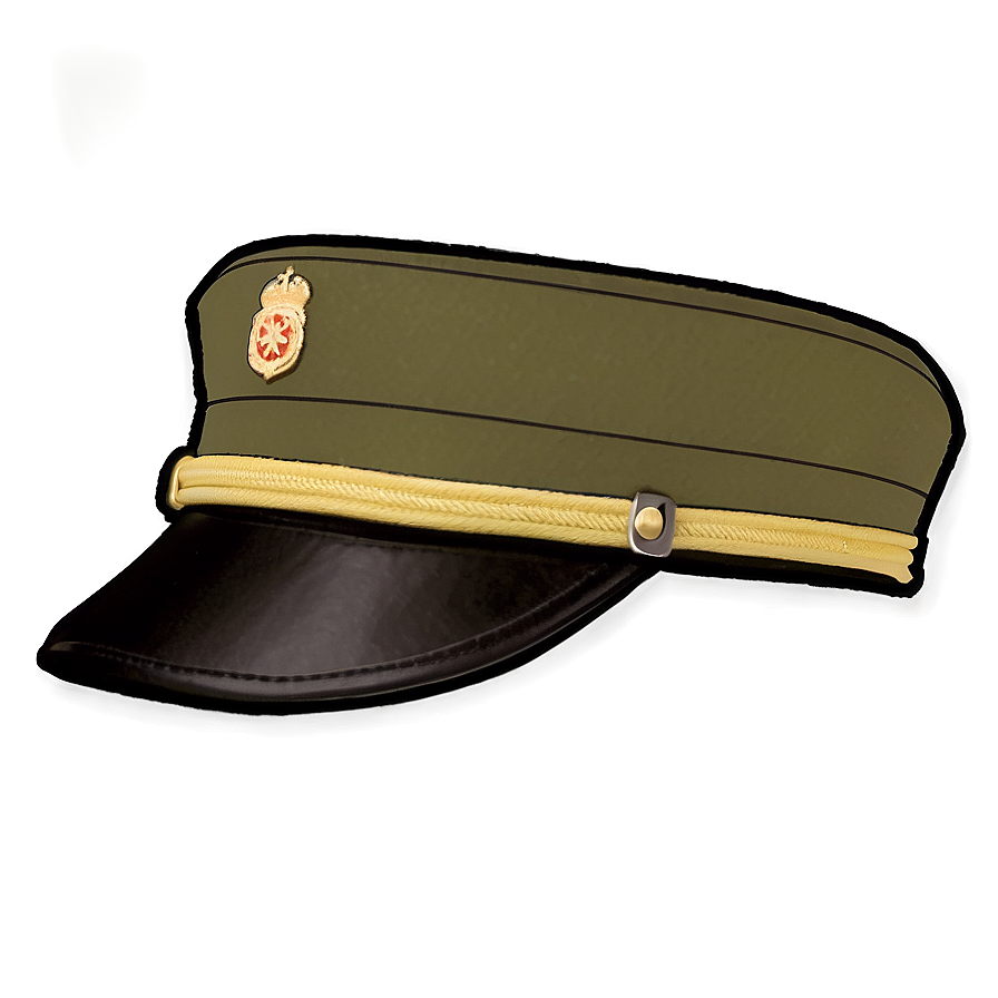 Military Dress Hat Png 06132024 PNG