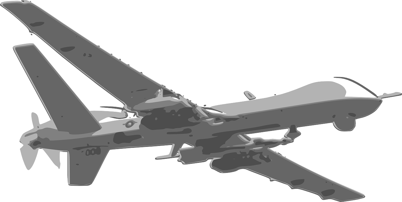 Military Grade Unmanned Aerial Vehicle PNG
