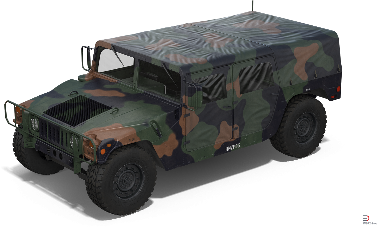 Military Hummer Camouflage Pattern PNG