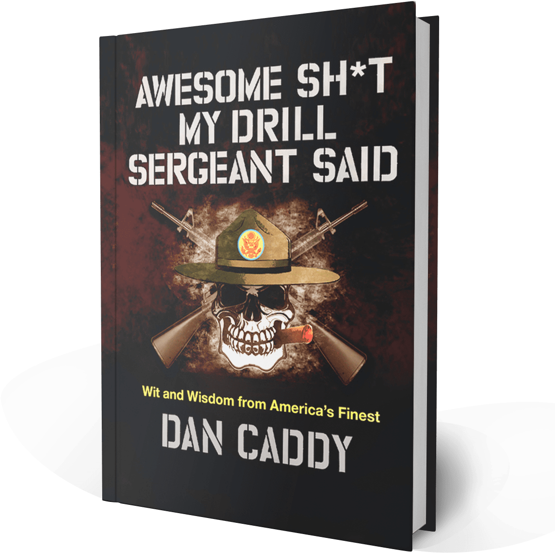 Military Humor Book Cover Dan Caddy PNG
