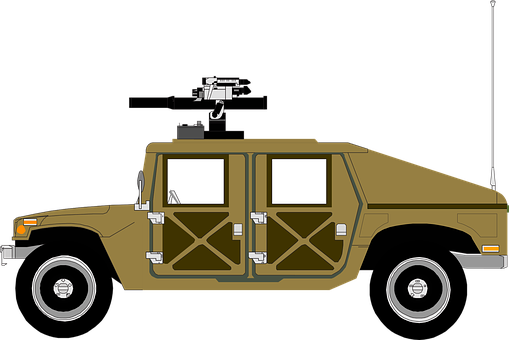 Military_ Humvee_ Vector_ Illustration PNG